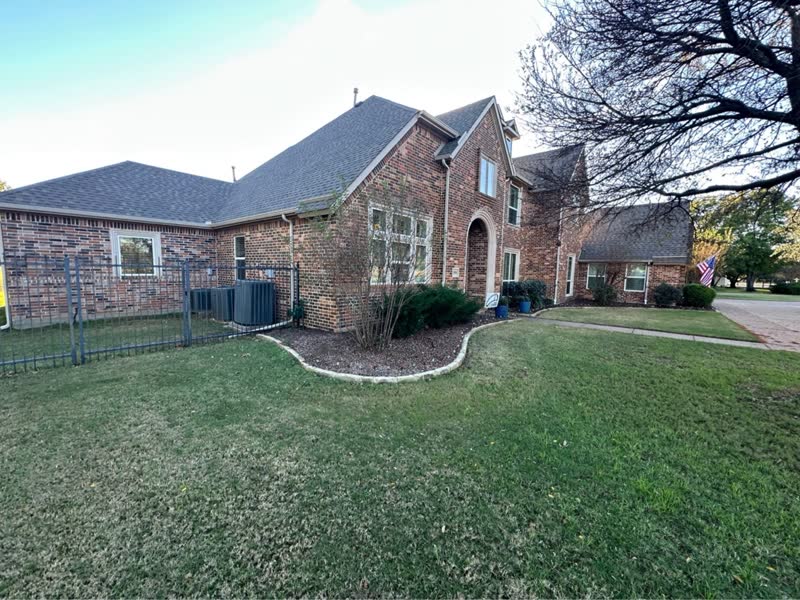 Before photo 1 — Flower Mound roof replacement