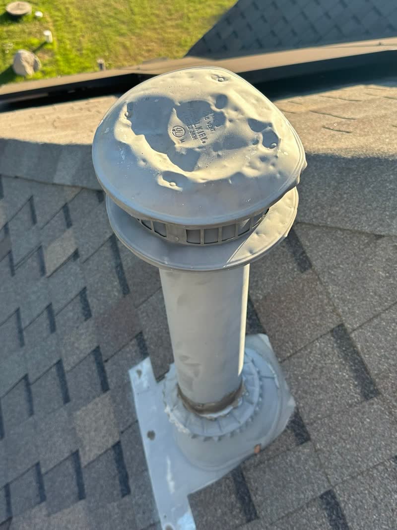Before photo 6 — Flower Mound roof replacement