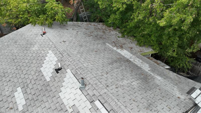 Before photo 2 — Fort Worth roof project