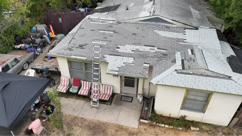 Before photo 4 — Fort Worth roof project