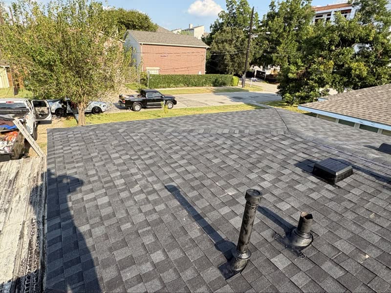 After photo 1 — Houston roof repair turned replacement