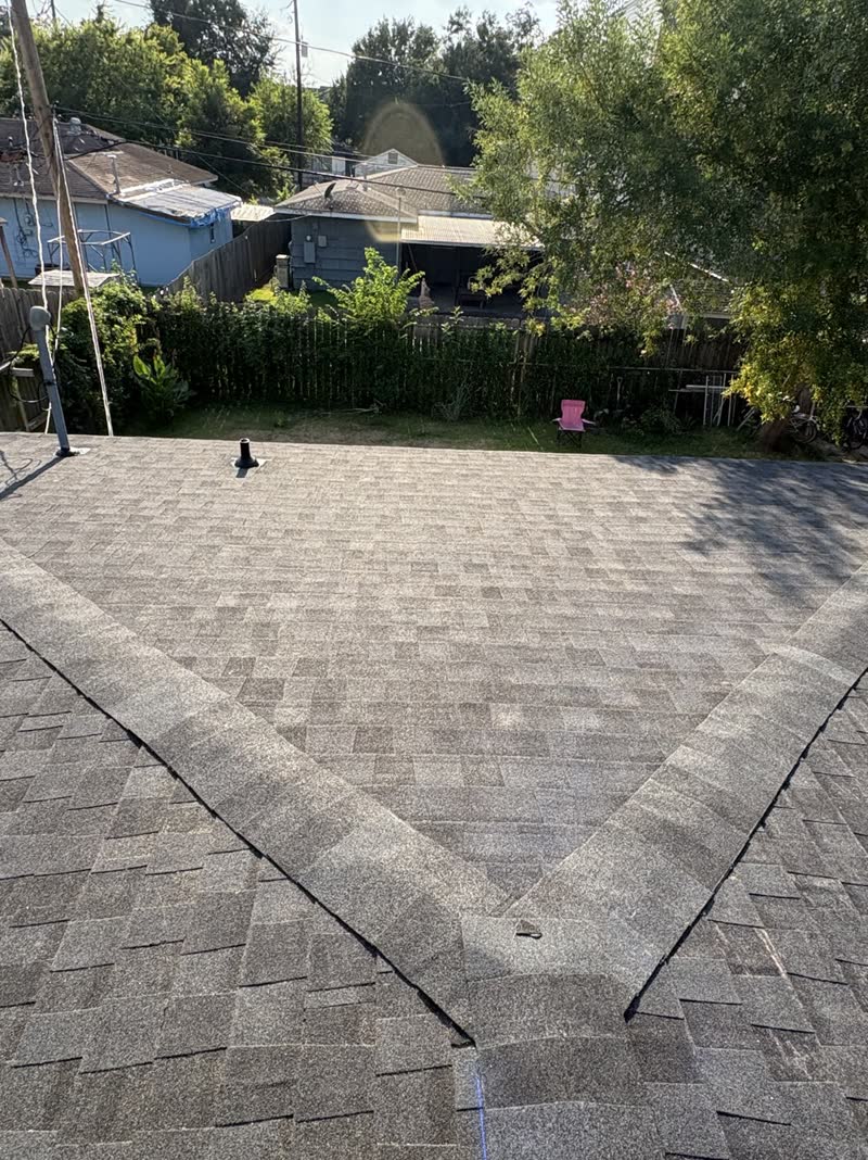 After photo 3 — Houston roof repair turned replacement