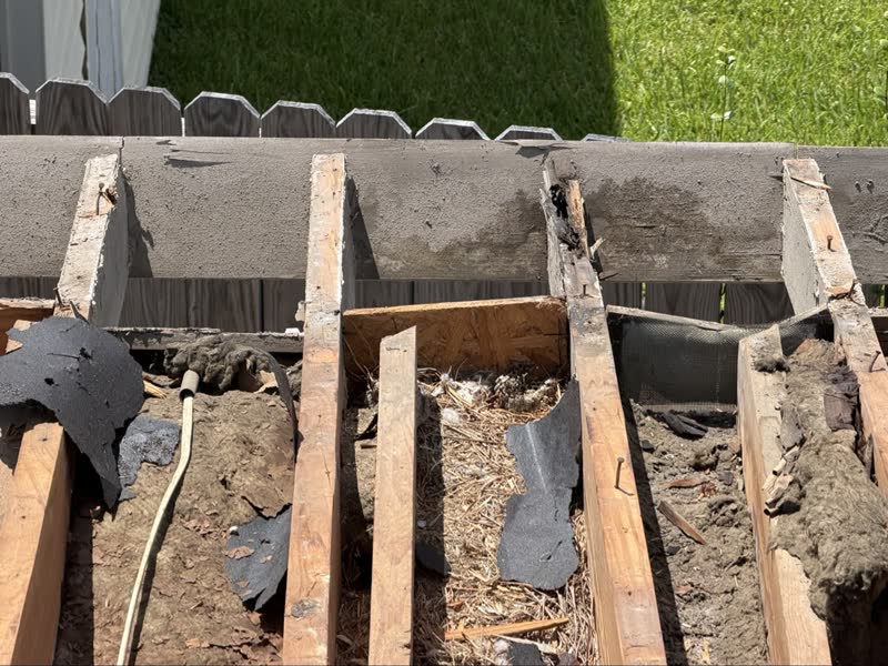 During photo 13 — Houston roof repair turned replacement