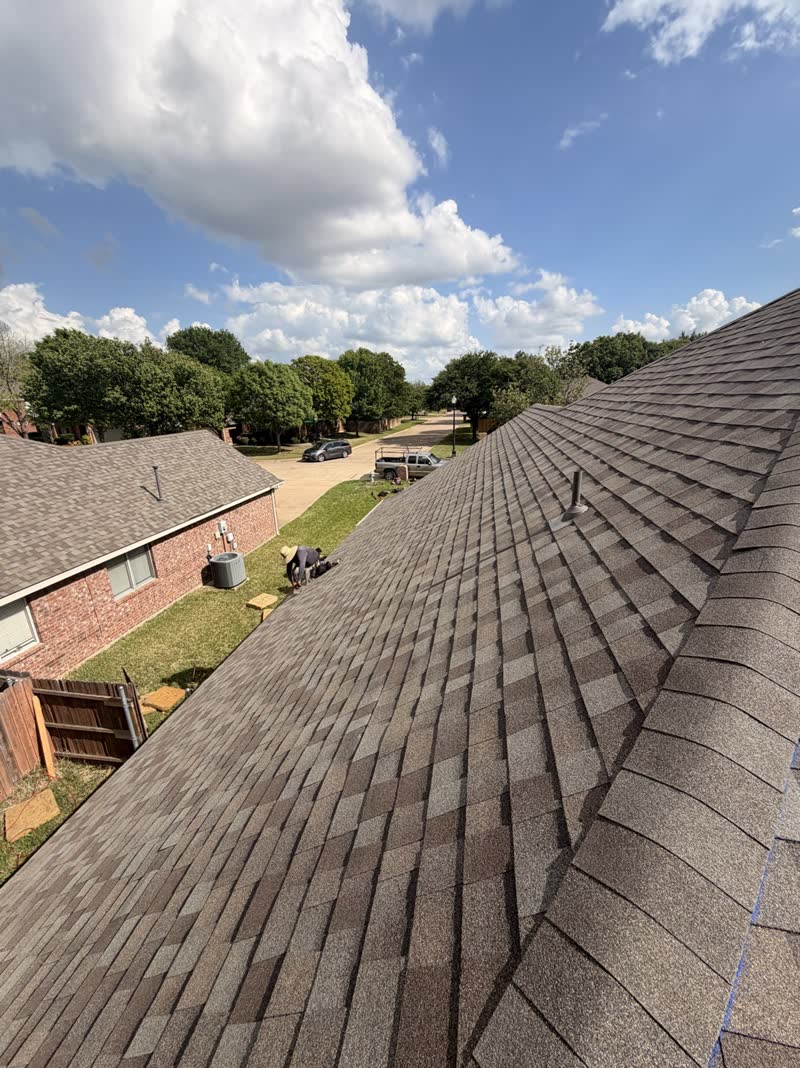 After photo 1 — Mansfield roof project
