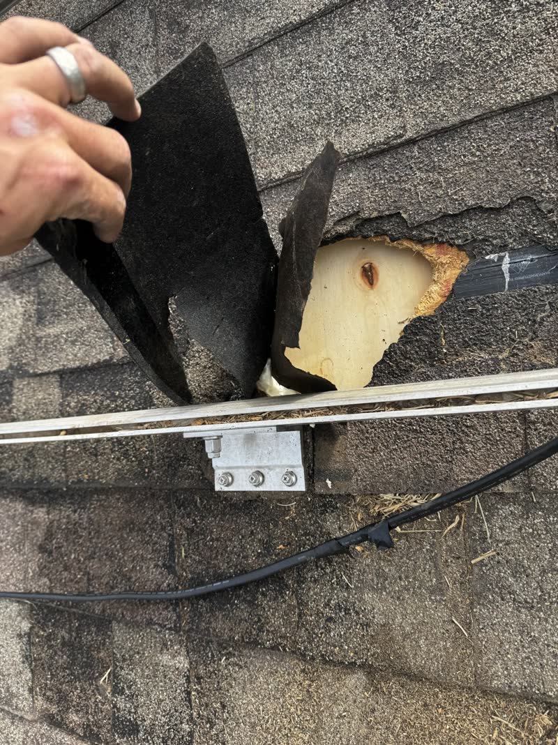 Before photo 6 — Mansfield roof project